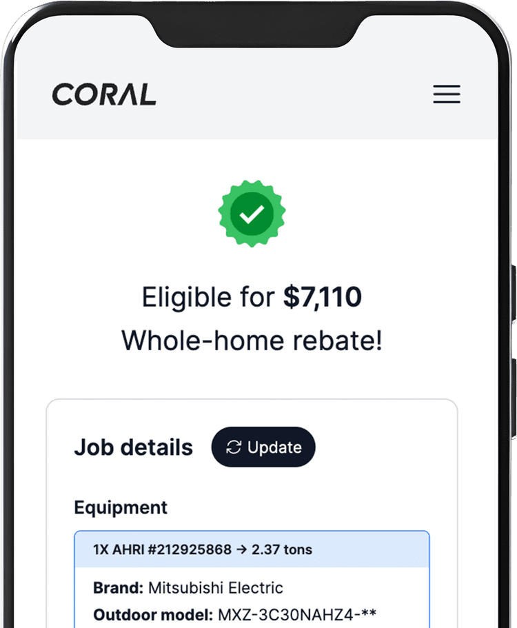 Coral app on iPhone